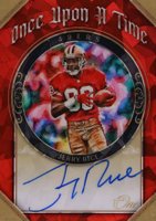 2021 Panini One #332 Jerry Rice Once Upon A Time Signatures-Red Football Card