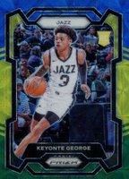 2023 Panini Prizm #127 Keyonte George Blue Yellow Green Choice Basketball Card