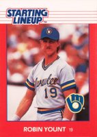 1988 Kenner Starting Lineup # Robin Yount Baseball Card