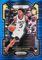 2023 Panini Prizm #127 Keyonte George Blue Seismic Basketball Card