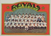 1972 Topps #617 Royals Team Baseball Card