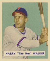 1949 Bowman #130 Harry Walker Baseball Card