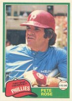 1981 O-Pee-Chee #180 Pete Rose Baseball Card