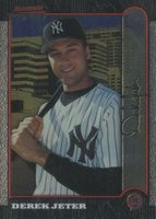 1999 Bowman Chrome International #290 Derek Jeter Baseball Card
