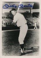 1999 Hall of Fame Autographs # Mickey Mantle Photograph Baseball Card