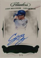 2018 Panini Flawless Flawless Signatures #FS-CB Cody Bellinger Emerald Baseball Card