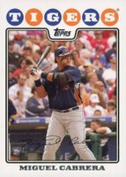 2008 Topps #10 Miguel Cabrera Baseball Card