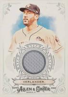 2018 Topps Allen & Ginter Full-Size Relics #JN Justin Verlander Baseball Card