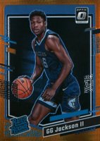 2023 Panini Donruss Optic #228 G.G. Jackson Hyper Orange Basketball Card