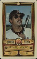 1983 Perma-Graphics Super Star Credit Cards # Reggie Jackson Baseball Card