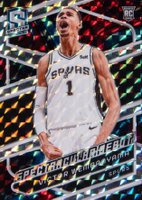 2023 Panini Spectra #195 Victor Wembanyama Interstellar Basketball Card