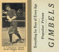 1916 Gimbels #167 J. Carlisle Smith Baseball Card