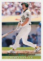 1993 Upper Deck #566 Mark McGwire Baseball Card