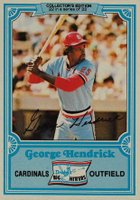 1981 Drake's #22 George Hendrick Baseball Card