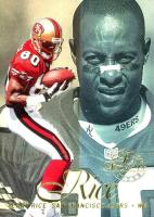 1997 Flair Showcase #1 Jerry Rice Row 2 Football Card