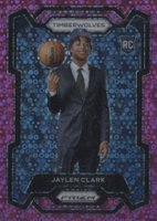 2023 Panini Prizm #166 Jaylen Clark Pink Fast Break Basketball Card