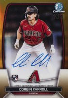 2023 Bowman Chrome Chrome Rookie Autograph #CRACC Corbin Carroll Gold Baseball Card