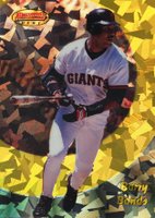 1998 Bowman's Best #3 Barry Bonds Atomic Refractor Baseball Card