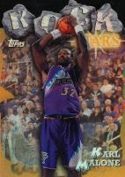 1997 Topps Rock Stars #RS16 Karl Malone Refractor Basketball Card