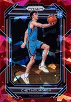 2022 Panini Prizm #266 Chet Holmgren Red Ice Basketball Card