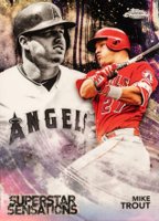 2018 Topps Chrome Superstar Sensations #SS-6 Mike Trout Baseball Card