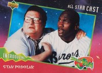 1996 Upper Deck Space Jam #19 All-Star Cast Introducing Stan Podolak Basketball Card
