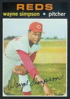 1971 Topps #339 Wayne Simpson Baseball Card