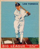 1933 Goudey #43 Lew Fonseca Baseball Card