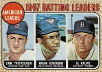 1968 Topps #2 A.L. Batting Leaders Baseball Card