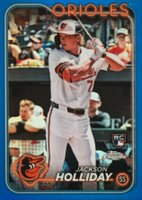 2024 Topps Chrome #88 Jackson Holliday Blue Refractor Baseball Card
