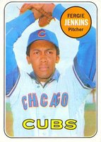 1969 Topps #640 Fergie Jenkins Baseball Card