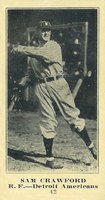 1916 Sporting News & Blank #42 Sam Crawford Blank Back Baseball Card
