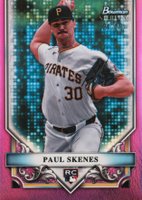 2024 Bowman Sterling Rookies #BSR30 Paul Skenes Magenta Refractor Baseball Card