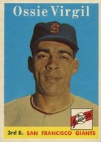 1958 Topps #107 Ossie Virgil Baseball Card