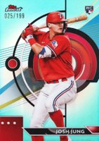 2023 Topps Finest #75 Josh Jung Aqua Baseball Card
