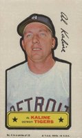 1968 Topps Action All-Star Stickers #6 Al Kaline Baseball Card