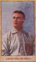 1910 Strip Card # Sam Crawford Baseball Card