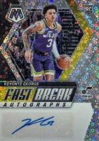 2023 Panini Mosaic Fast Break Autographs #FBKEY Keyonte George Basketball Card