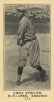 1916 Sporting News & Blank #173 Amos Strunk Blank Back Baseball Card