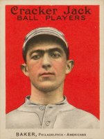 1914 Cracker Jack #2 Home Run Baker Baseball Card