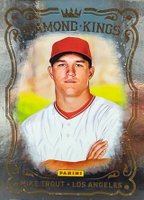 2012 Panini Black Friday Diamond Kings #7 Mike Trout Baseball Card