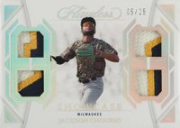2023 Panini Flawless Showcase Materials #SHOJC Jackson Chourio Baseball Card