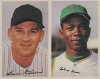 1969 MLB Photostamps # Harmon Killebrew/Johnny Odom Panel-Hand Cut Baseball Card