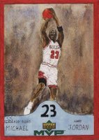 1999 Upper Deck MVP Draw Your Own Tradition Card #W29 Michael Jordan Basketball Card