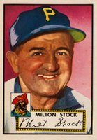1952 Topps #381 Milton Stock Baseball Card