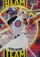2022 Topps Stadium Club Chrome Beam Team #BT20 Seiya Suzuki Wave Refractor Baseball Card