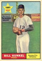 1961 Topps #322 Bill Kunkel Baseball Card