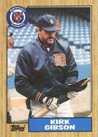 1987 Topps #765 Kirk Gibson Baseball Card