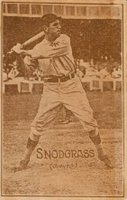 1914 Texas Tommy Type 1 # Fred Snodgrass Baseball Card