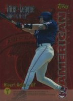 1997 Topps Inter-League Match-Up #ILM6 Albert Belle/Barry Larkin Baseball Card